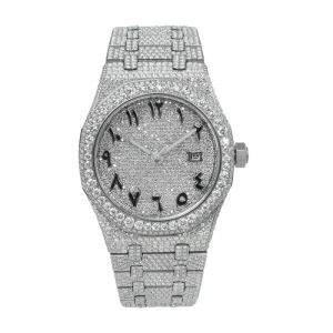VVS Moissanite Diamond Watch HIP HOP Iced Out Men Automatic Movement OEM Automatic Watch Manufacturer