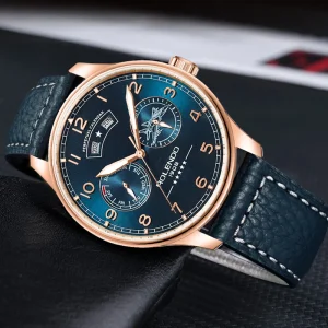 Versatile Resistant Casual Waterproof Fashion Business Multi Functional Men’s Automatic Mechanical Watch