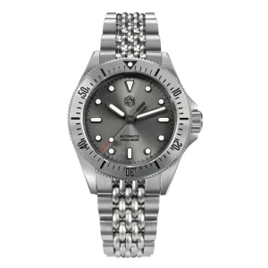 Vintage 20ATM Sapphire Glass 38.8mm Sunburst Enamel Diver NH35 Automatic Mechanical Watch Men