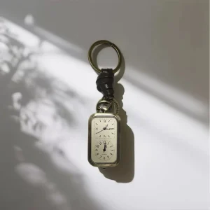Vintage Bronze Double Mechanical Movements Quartz Pocket Watch Small Size Dual Display Pointer Gift With Leather Strap