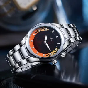 Vintage Men’s Casual Minimalist Quartz Wristwatch Waterproof Crystal Dial Window Pointer Display