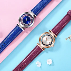 Vintage Women’s Quartz Wristwatch Classic Design Elegant Ladies Dress Watch Waterproof