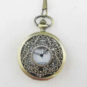 WJ 1607 Vintage Retro Erotic Hollow Classic Quartz Pocket Watches