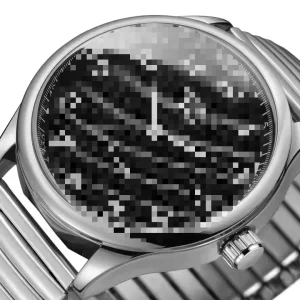 WWINERR Minimalist Automatic Watch Men Luxury Business Charm Hollow Out Glass Dial Stainless Steel Band Mechanical Calendar
