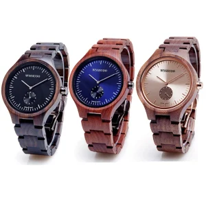 WYGICOO Luxury Private Label Bamboo Men Wood Watches