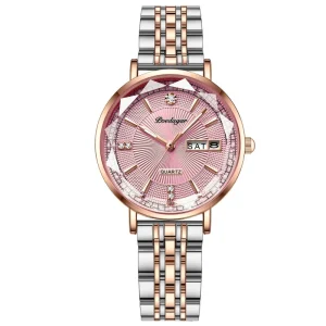 Watch Ladies’ Student Trendy Dual-calendar Women’s Wristwatch