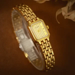 Watch Niche High-end Simple Luxury Classic Retro Temperament Eco-Friendly Watch square Dial Alloy Material
