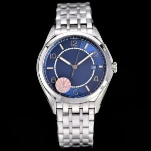 Watch Stainless Steel Strap Automatic Winding Mechanical Watch Formal Occasion Men’s Wristwatch