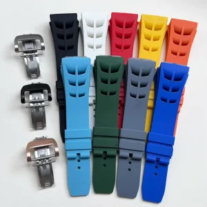 Watch Strap Rubber Band Men’s 28mm Strap Compatible with RM53 055 011 050