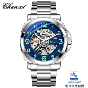 Watch Tourbillon Movement Stainless Steel Case Mechanical Watch Suitable for Outdoor Activities Men’s Watch