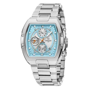 Watch for Men Luxury Business Stainless Steel Strap Quartz Watch Waterproof Calendar Chronograph Luminous