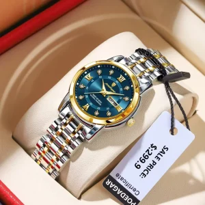 Watch for Women Waterproof Stainless Steel Luminous Women’s Watch Elegant Clock 769