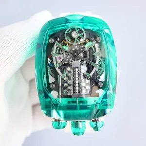 Watch with Crystal Case and Luminous Hands Automatic Watch Water Resistant Men’s Watch