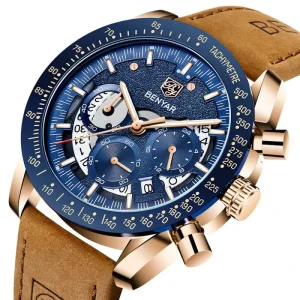 Watches Men Wrist New Design Fashion Reloj Luxury Custom Original Chronograph Waterproof Quartz Watch for Men Uhren