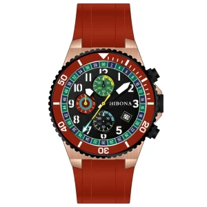 Watches OEM Factory Stainless Steel Chronograph Quartz Watch for Men