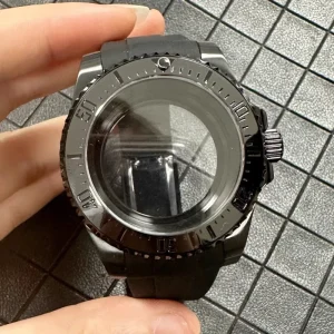 Water Resistant Luxury Watch Fashionable Men Personalized Design Ceramic Case Silicone Sapphire Glass Pointer Mechanical