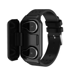 Waterproof 2 in 1 Reloj Smartwatch T89 Smart Watch with Earbuds Earphone