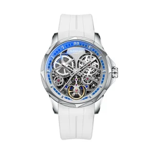 Waterproof Automatic Watch Rubber Strap Men Watch Automatic Watch Skeleton Luxury Stainless Steel Wristwatches