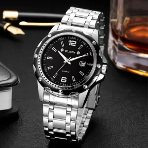 Waterproof Calendar Men’s Watch Business Quartz Watch Retro Foreign Trade Men’s Watch