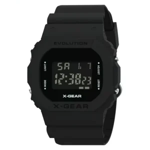 Waterproof Classical Watch Men Colourful Fashion Leisure Wristwatch Gold Digital Watch