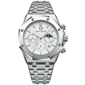 Waterproof Fashion Steel Band Custom Logo Quartz Watch for Man