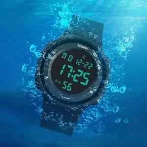Waterproof Luminous Electronic Watch Men’s Trend Simple Student Multi-functional Sports Watch