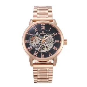 Waterproof Luminous Quartz Men’s Watch with Multi-Material Strap for Everyday Wear