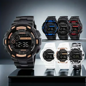 Waterproof Men’s Sports Stopwatch Luminous Electronic Watches