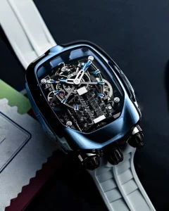 Waterproof Men’s Watch with Sapphire Crystal Mirror Luminous Hands Sporty Mechanical Watch Customizable Logo