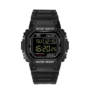 Waterproof Plastic Digital Men Sports Watches Digital Fashion Sport Wrist Watch