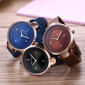 Waterproof Steel Lady Quartz Wrist Watch for Women