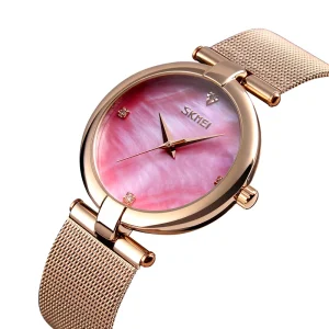 Waterproof Wristwatch Analog Women’s Luxury Quartz Watch 9177
