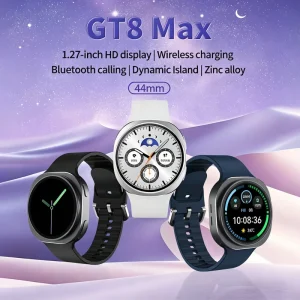Wireless Charging Smart Watch with Zinc Alloy Watch Case and Smart Health Monitoring Functions Smart Watch Para Homem