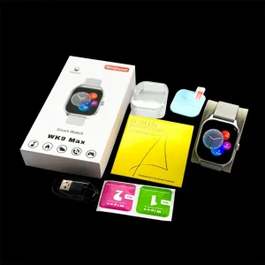 Wk9 Max Smart Watch HD Large Screen Waterproof Fitpro APP