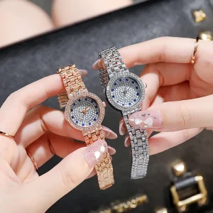 Women Bracelet Watch for Girls Diamond Watch Ladies Wristwatch Luxury Rhinestone Women’s Watch Gift Relogio Feminino