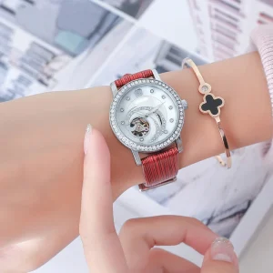 Women Luxury Watch Stainless Steel Custom logo Factory Price Fashion Ladies Waterproof Wristwatch
