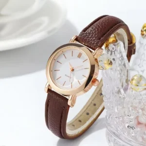 Women Watch Fashion Small Roma Dial Ladies Leather Band Quartz Watch Reloj Mujer Girls Clock Gift