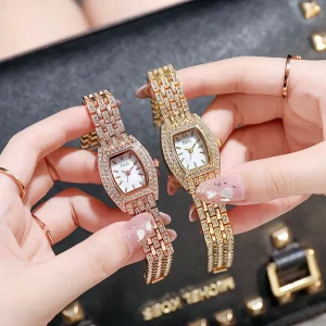 Women Watch Gold Fashion Quartz Watches for Girls Ladies Watches Luxury Women Wristwatch Waterproof