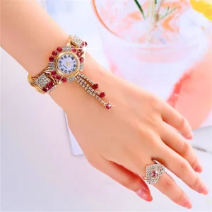 Women Watch Shiny Diamond Ladies Casual Bracelet Crystal Watch Relogio Feminino