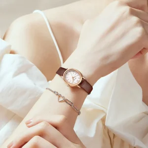 Women Watches Ladies Watches Luxury Woman Leather Band Wristwatch for Women