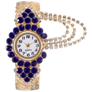 Women Watches Luxury Rhinestone Bracelet Watch Ladies Wristwatch Watch for Women Clock