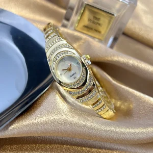 Women Watches Rose Gold Luxury Bracelet Watch for Women’s Diamond Ladies Clock for Girls Women Fashion Watch