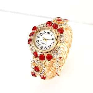 Women’s Bracelet Watch, Vintage Luxury Diamond Set, Tassel Quartz Watch