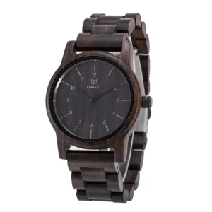 Women’s Handmade Wooden Business Antique Fashion Quartz 40mm Dial 9mm Case Thickness 20mm Band Watch