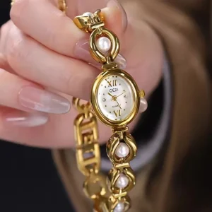 Women’s Jewelry Bracelet Quartz Watch Stainless Steel Waterproof Wristwatch Custom Gift