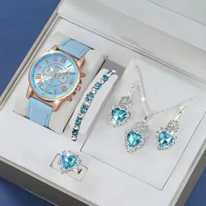 Women’s Luxury Alloy Quartz Watch Glass Dial Pointer Casual Sporty Retro Style Valentine’s Day Gift