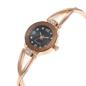 Women’s Luxury Bracelet Watch Diamond Quartz Wrist Watch