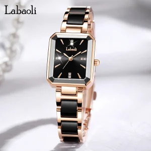 Women’s Luxury Quartz Watch Glass Dial Pointer Display Alloy Band High grade Design