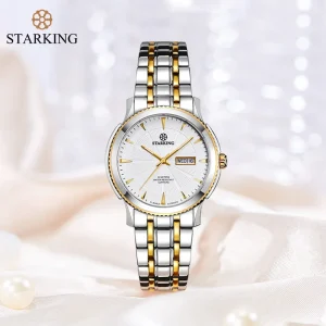 Women’s Mechanical Watch Waterproof Stainless Steel Case Single Calendar Automatic