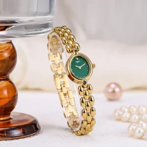Women’s Medieval Rhinestone Gold Watch